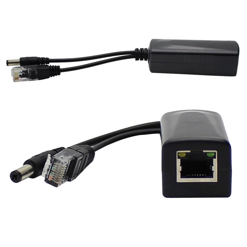 ANVISION 4-Pack 12V DC Output Active PoE Splitter Adapter, IEEE 802.3af, 10/100Mbps, for IP Camera AP Voip Phone and More, AV-PS12 - Image 2